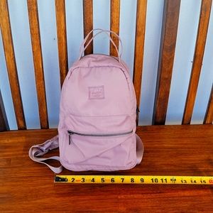 Mauve Herschel mini Backpack